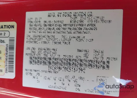 2019 Ford Mustang Gt z USA, uszkodzony, nr VIN 1FA6P8CF0K5167992